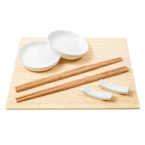 Kit Para 6 Pessoas Jogo Jantar Comida Japonesa Sushi Barca