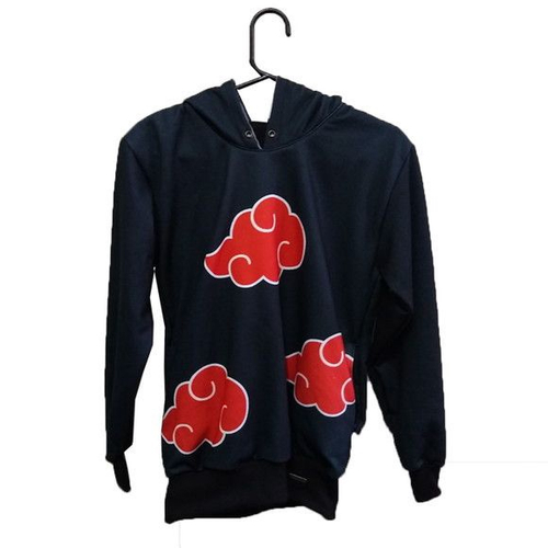 Cropped Camiseta Feminino Akatsuki Naruto Aldeias Nuvem Top!