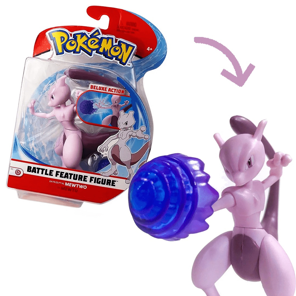 Pokemon Shodo - Mewtwo - Filme Mewtwo Contra Ataca - Bandai em Promoção na  Americanas