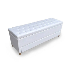 Puff Baú sapateira Solteiro 88 Bello Box Sintético Branco é boa?