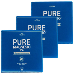 Kit 3 Pure Magnésio p. A. 60 Comprimidos Kress Menor preço em Kit 3 Pure Magnésio p. A. 60 Comprimidos Kress