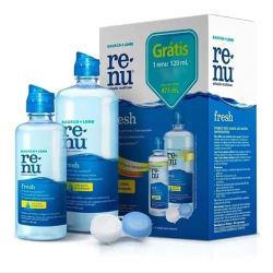 Renu Fresh Solução Multiuso Para Lentes 355ml + 120ml Menor preço em Renu Fresh Solução Multiuso Para Lentes 355ml + 120ml