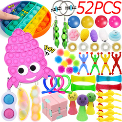 Kit de brinquedos de 52 Figet Puzzle Poppet Fidget Cube Barato é ruim? Kit de brinquedos de 52 Figet Puzzle Poppet Fidget Cube Barato é boa?