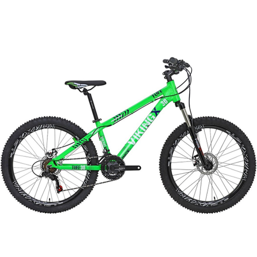 Bicicleta TUFF25 Freeride Aro 26 Verde Neon 21V VikingX no Shoptime