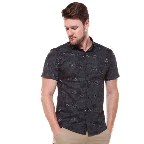 Camisa Social Masculina Manga Curta (Box: 50 unidades)