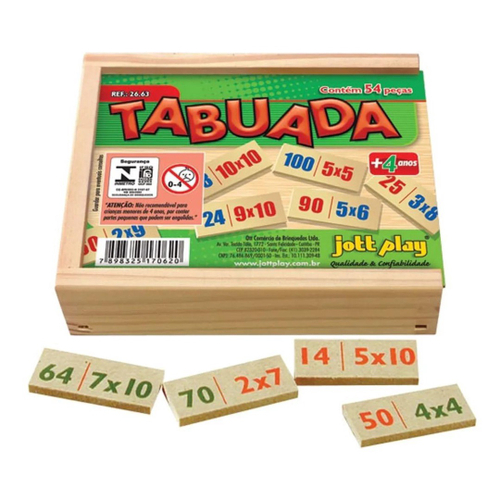 Jogo Pega Pega Tabuada - MP Brinquedos