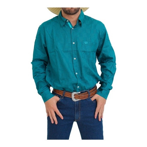 CAMISA MASCULINA MINUTY XADREZ AZUL CLARO 2910 - Moda Country para Toda a  Família