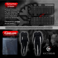 Segunda Pele Térmica Flanelada para Frio Intenso Extreme Thermo Calça + Blusa Menor preço em Segunda Pele Térmica Flanelada para Frio Intenso Extreme Thermo Calça + Blusa
