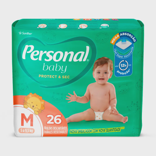 Fralda personal baby jumbo M 26UN