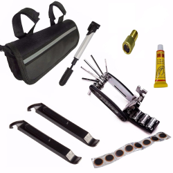 Kit Ferramenta Bike c/ Bolsa + Acessórios Bomba Reparo Chave é boa?