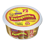 Paçoquinha Tipo Rolha Desembrulhada Pote 72un Amendupã
