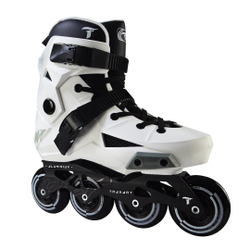 Patins Traxart Revolt Branco Inline Freestyle - 80mm ABEC-9 Menor preço em Patins Traxart Revolt Branco Inline Freestyle - 80mm ABEC-9