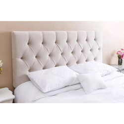 Cabeceira Painel Casal 138 - Bello Box - Estilo Capitonê Suede Bege Sem Strass Menor preço em Cabeceira Painel Casal 138 - Bello Box - Estilo Capitonê Suede Bege Sem Strass