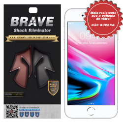 Película Protetora Tela Indestrutível Brave iPhone 7 / 8 Menor preço em Película Protetora Tela Indestrutível Brave iPhone 7 / 8