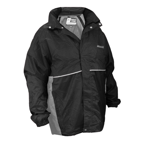 Jaqueta Tipo Corta Vento Trilhas Rumos Abrigo Anorak Storm Preto