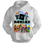 Moletom Com Capuz Estamapdo Roblox Personagem Jogador Cor:Bordô;Tamanho:P