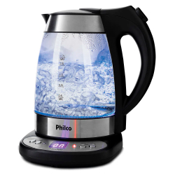 Chaleira Elétrica Philco pchd 1,7L Digital Glass 110v Menor preço em Chaleira Elétrica Philco pchd 1,7L Digital Glass 110v