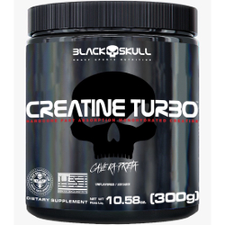 Creatina Turbo Monohidratada 300g Black Skull - Original é boa?