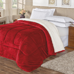 Coberdrom Sherpa Casal Queen Edredom Pele Carneiro Vermelho é ruim? Coberdrom Sherpa Casal Queen Edredom Pele Carneiro Vermelho é boa?