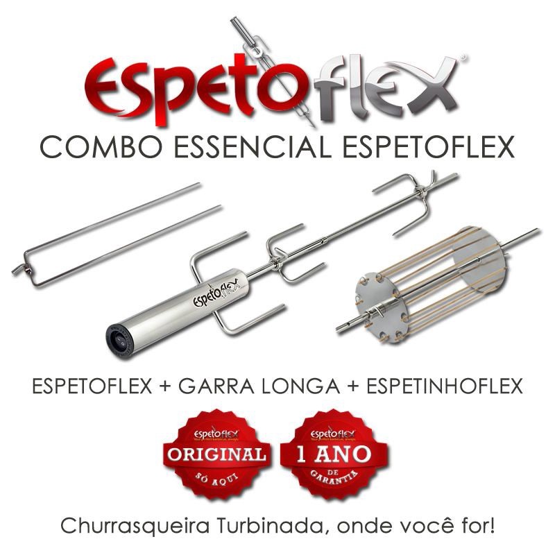 Combo EspetoFlex essencial ( 1 Espetoflex + 1 EspetinhoFlex + 1 Garra Longa  ) na Americanas Empresas