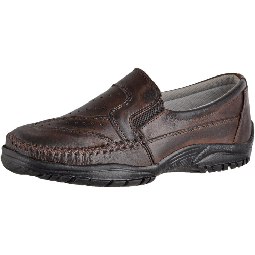 Sapatilha Mocassim Masculina De Couro 4002 Café - Café - 37 é boa?