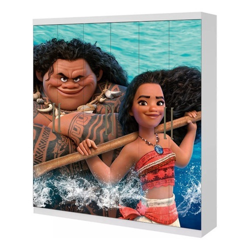 Adesivo Envelopamento Guarda Roupas Moana 02 em Promoção na Americanas