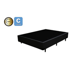 Base Box Casal 138 Bello Box - Tecido Sintético Preto é boa?