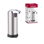 Saboneteira Automática Inox 180ml Banheiro Alcool Gel Limpar