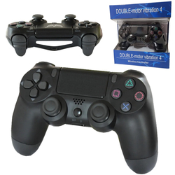 Kit 2 Controles Ps4 Sem Fio Pc Wireless Gamepad Joystick Menor preço em Kit 2 Controles Ps4 Sem Fio Pc Wireless Gamepad Joystick