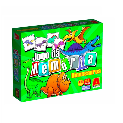 Jogo da Memória Brinquedos - 40 Peças de Madeira