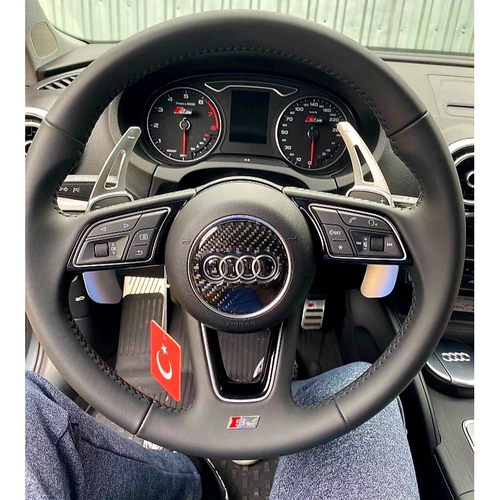 Pá para volante de carro,Para A-u-d-i A7 2019-2020 Extensão do paddle shift  do volante do carro paddle shift do volante de alumínio