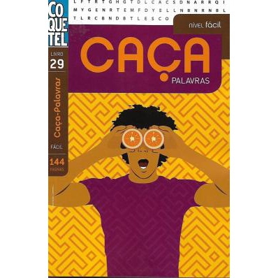 Coquetel - Caça Palavras - Nível Fácil - Livro 29