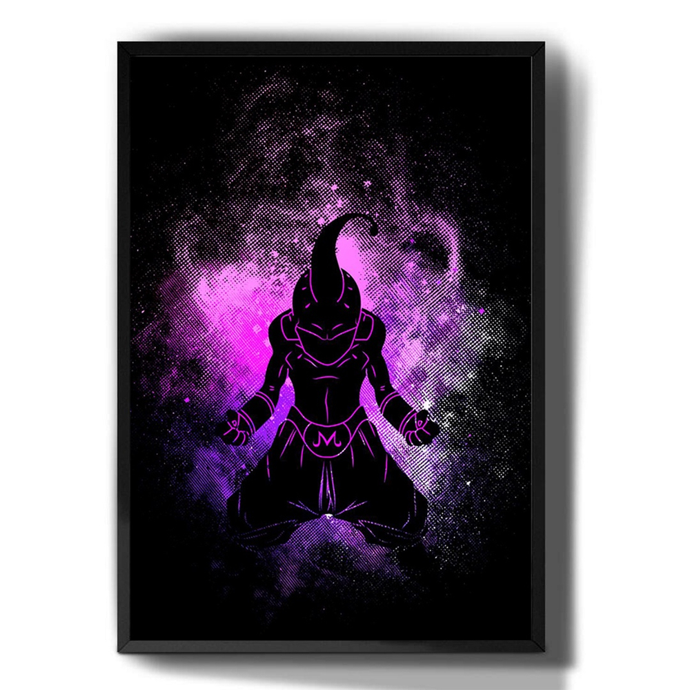 Quadro decorativo Desenho Majin Boo Dragon Ball Anime para sala