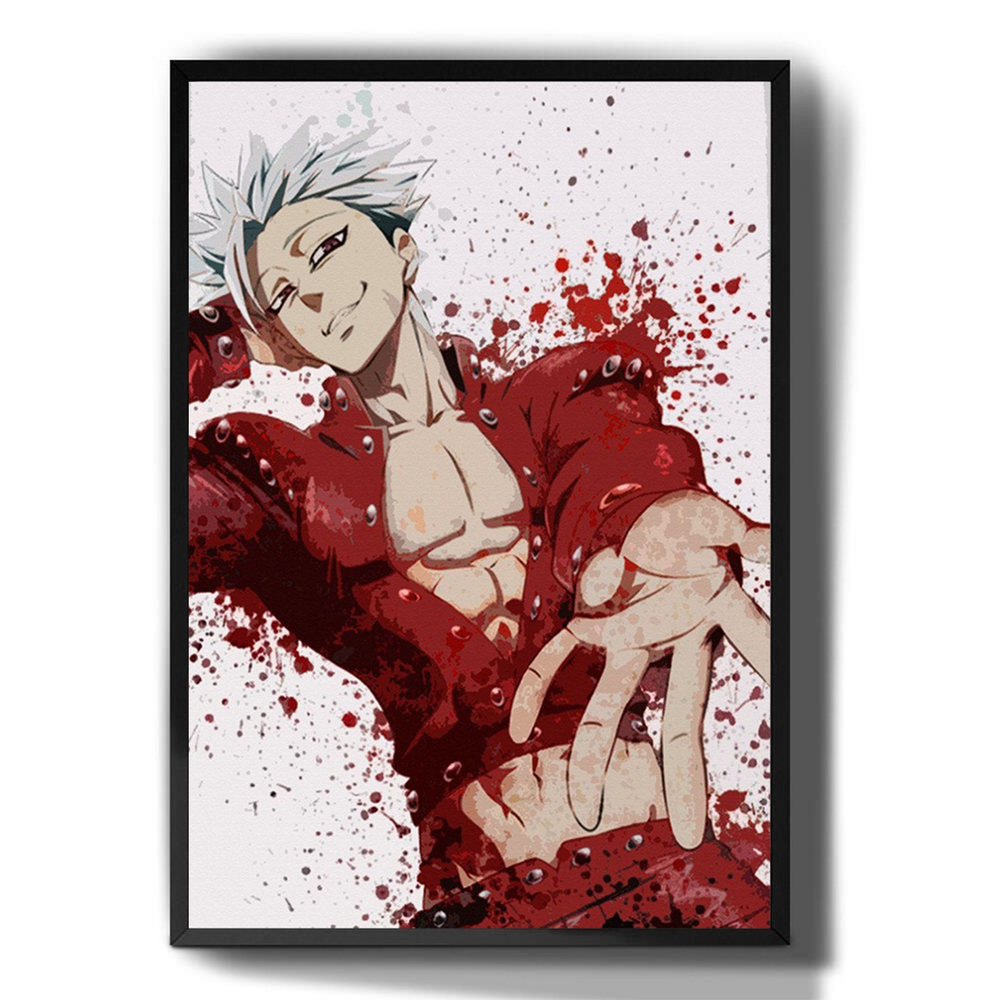 Quadro Decorativo Animes Nanatsu No Taizai 06 30x45cm