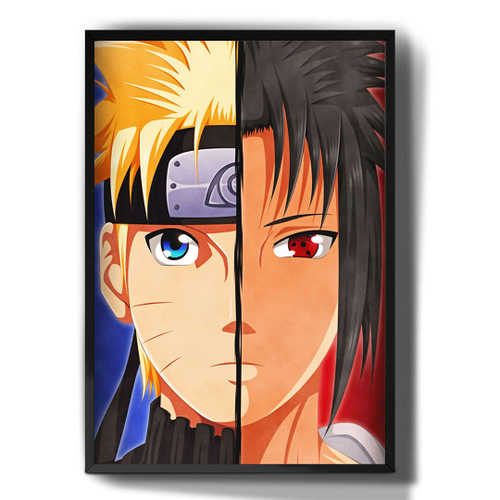 Quadro decorativo Desenho Naruto Kurama Anime Arte para sala quarto no  Shoptime