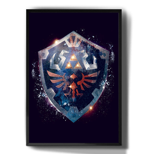 Quadro Zelda, Escudo Link, The Legend of Zelda