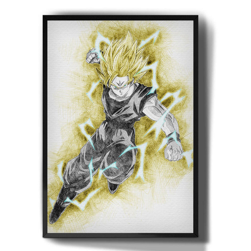 Quadro Decorativo Desenhos Anime Dragon Ball Z - 03 no Shoptime