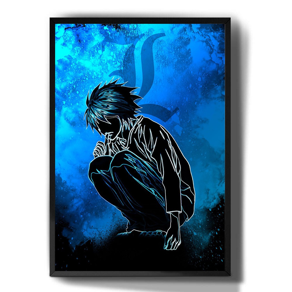 Quadro decorativo poster Death Note personagens em Promoção na Americanas