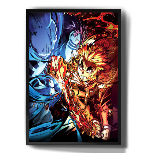 Quadro Kimetsu no Yaiba poster Filme