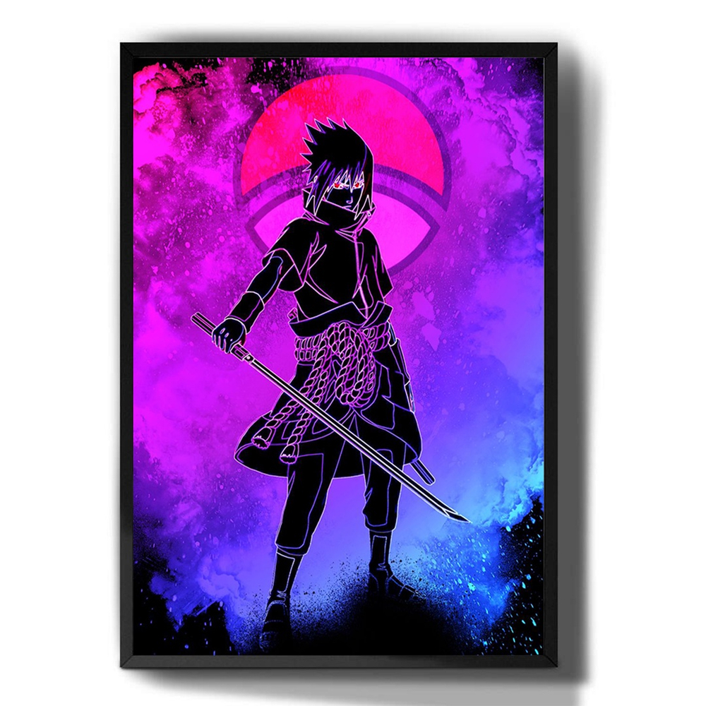 Quadro decorativo Nuvem Akatsuki Anime Naruto Arte para sala quarto em  Promoção na Americanas