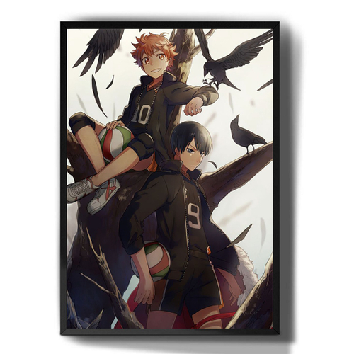 Quadro decorativo Anime de Volei Haikyu Desenho Arte para sala