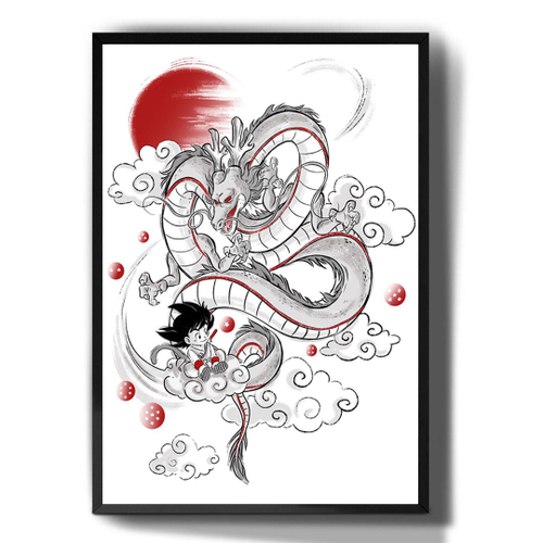 Quadro Decorativo Desenho Anime Dragon Ball Z