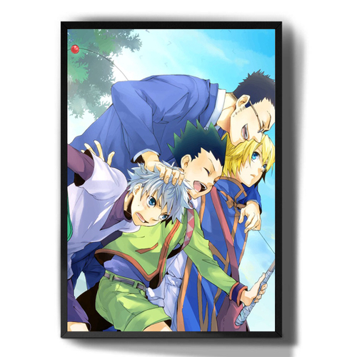 Quadro decorativo Personagens Hunter X Hunter Otaku para sala quarto em  Promoção na Americanas