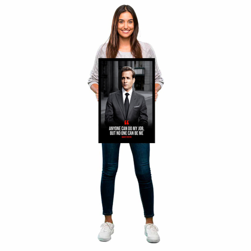 Quadro decorativo Serie Suits Harvey Specter Frases para sala quarto em  Promoção na Americanas