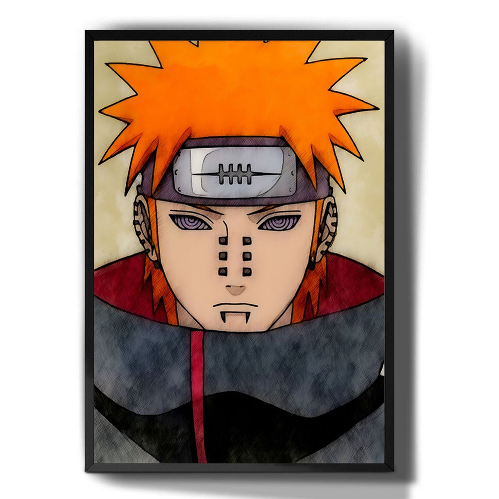 Quadro decorativo Nuvem Akatsuki Anime Naruto Arte para sala quarto em  Promoção na Americanas