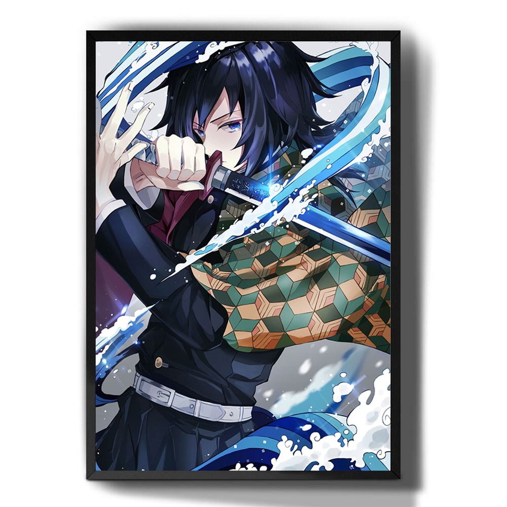 quadro demon slayer giyuu tomioka