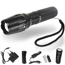 Lanterna Tatica Militar X900 Recarregavel 990.000w Police é boa?