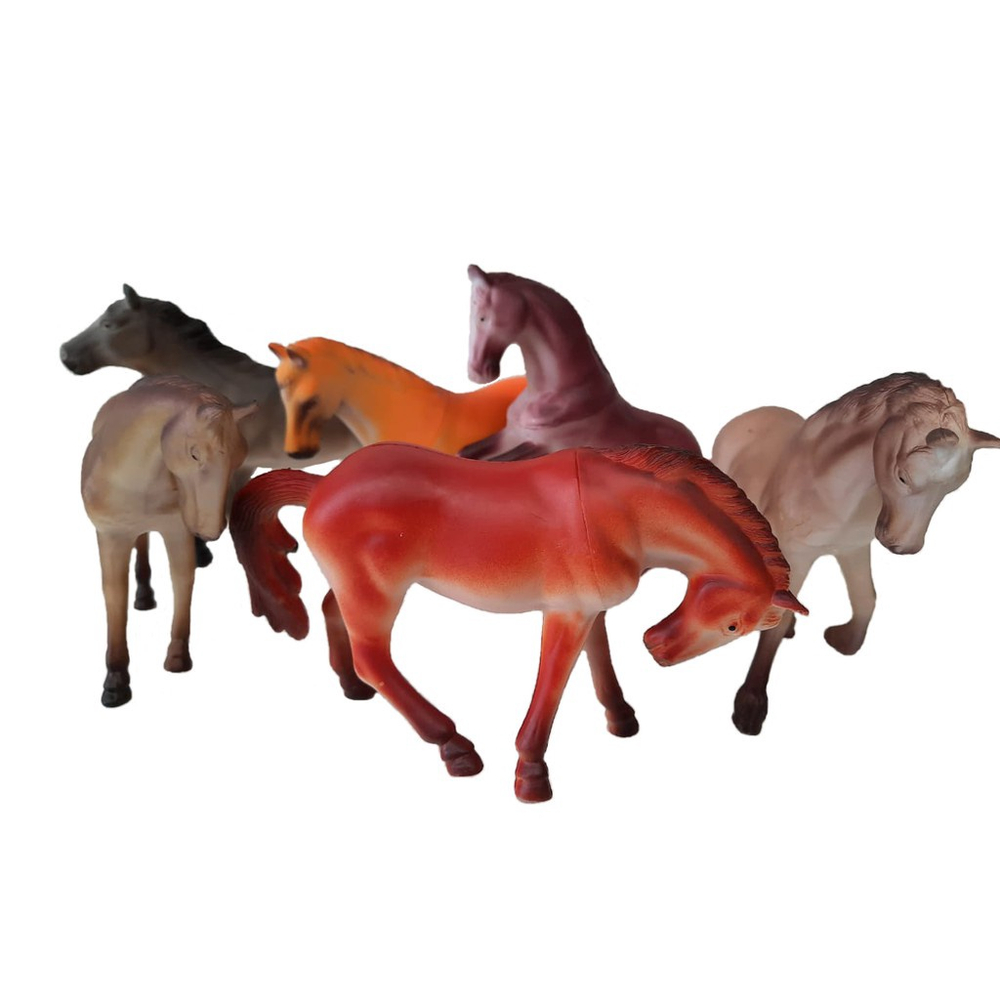 Animais De Borracha - Cavalo - Dm Toys - Livraria e Papelaria