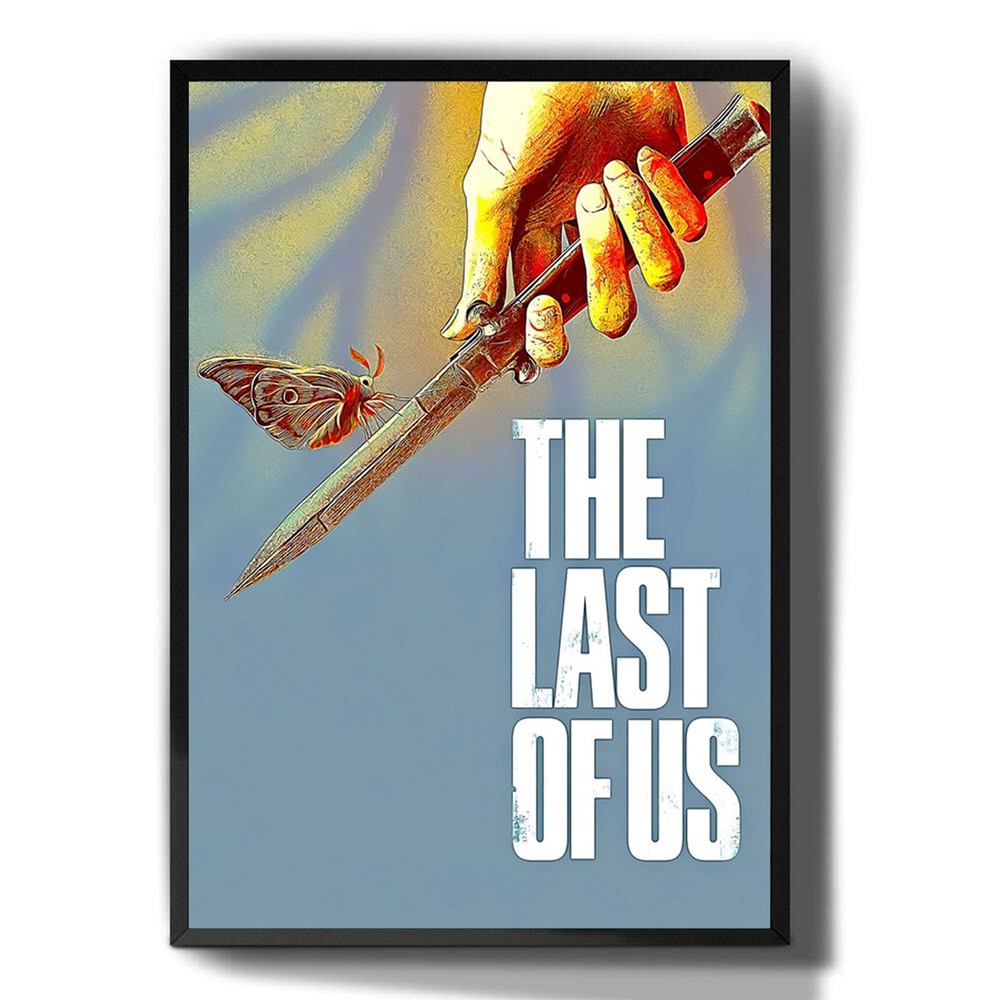 Quadro Decorativo Emoldurado Gamer Geek The Last Of Us Arte Para Quarto