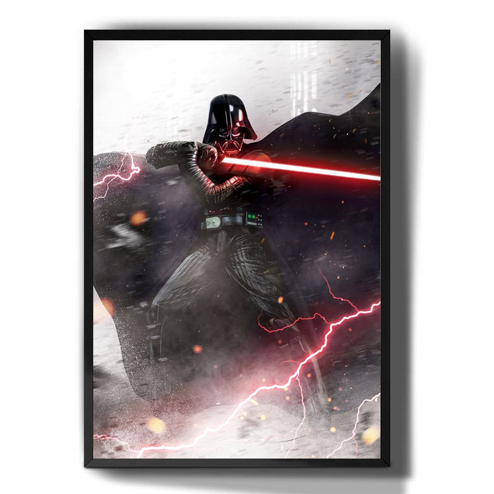 Darth vader wall clearance art